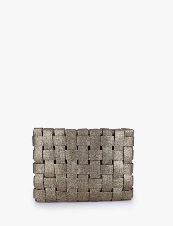 Remi/Reid Lindy Small Woven Clutch - Capri by Sunset & Co.