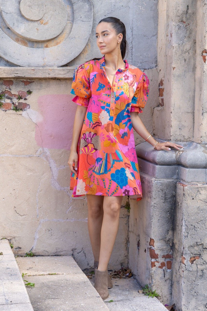 Bindu Lourdes Dress - Capri by Sunset & Co.