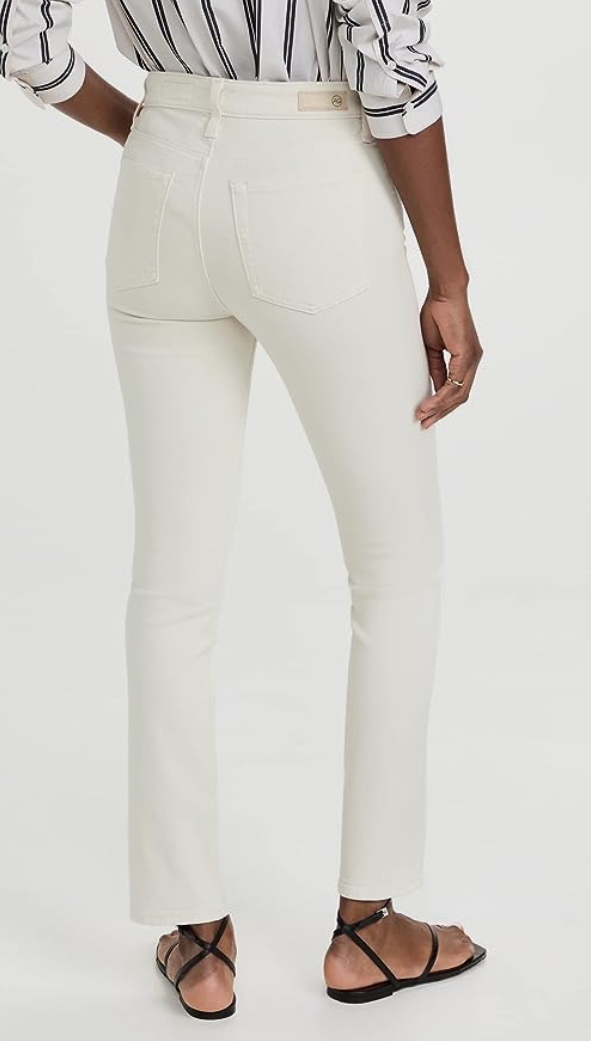 AG Jeans Mari Crop High-Rise Slim Straight