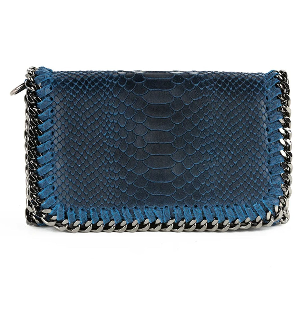 German Fuentes Leather Crossbody Clutch - Capri by Sunset & Co.
