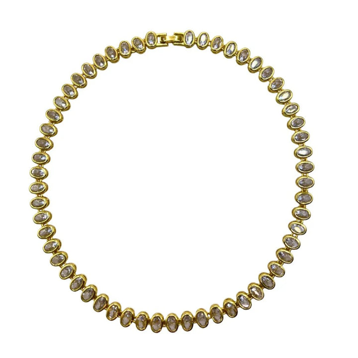 Accessory Concierge Oval Tennis Necklace - Capri by Sunset & Co.