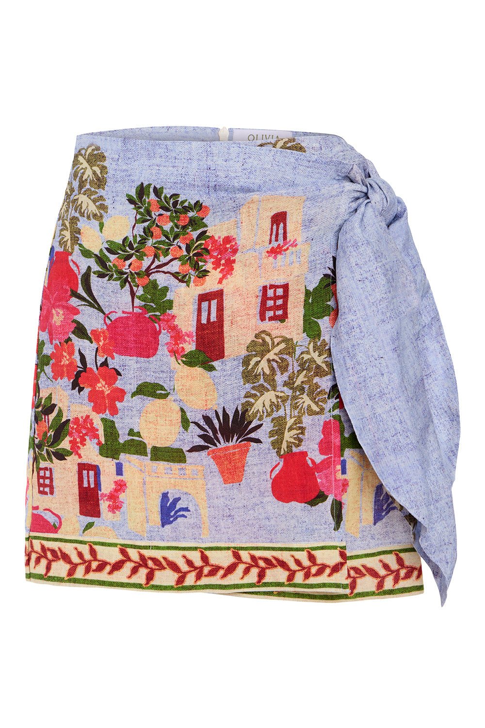 Olivia by Livro Isla Wrap Skirt - Capri by Sunset & Co.