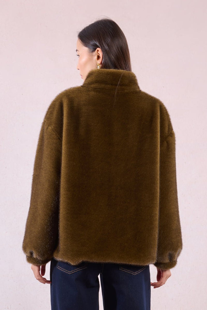 Molly Bracken Faux Fur Coat - Capri by Sunset & Co.