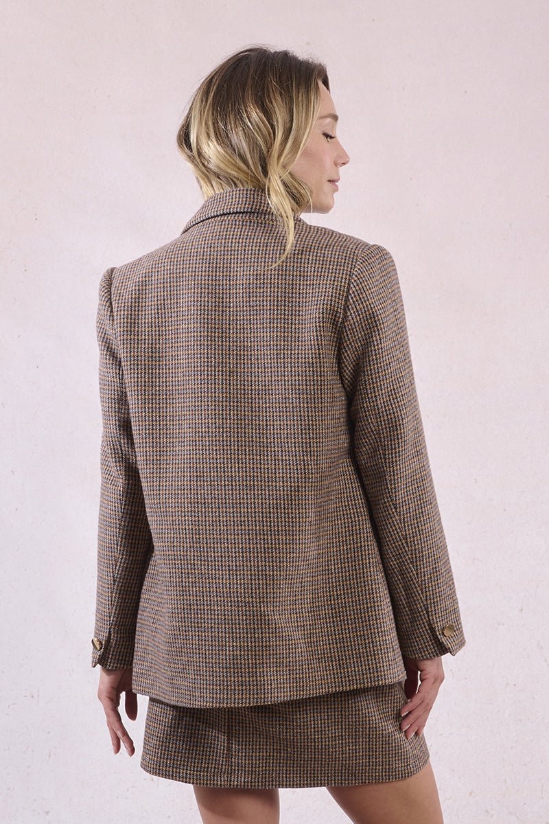 Molly Bracken Woven Blazer - Capri by Sunset & Co.