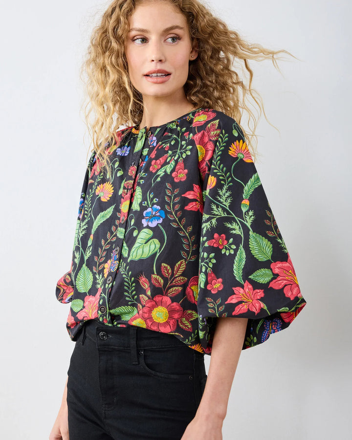 Printfresh Blair Blouse - Capri by Sunset & Co.