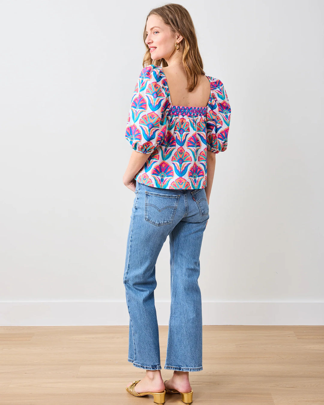 Printfresh Margot Blouse - Capri by Sunset & Co.