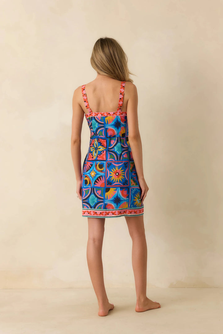 Paradisa Thira Mini Dress - Capri by Sunset & Co.