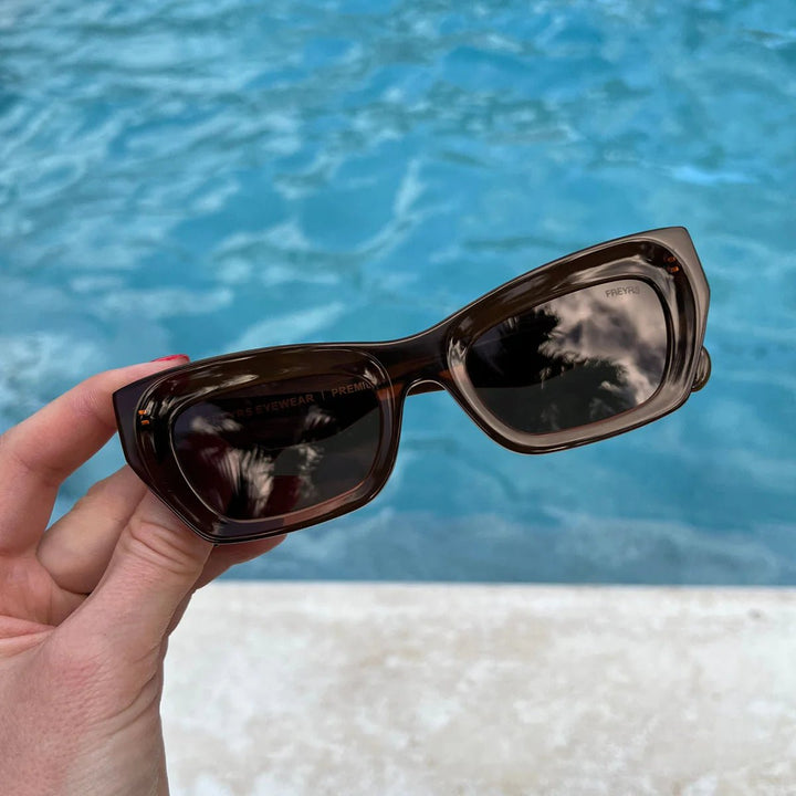 Freyrs Eyewear Selina Womens Acetate Cat Eye Sunglasses - Capri by Sunset & Co.