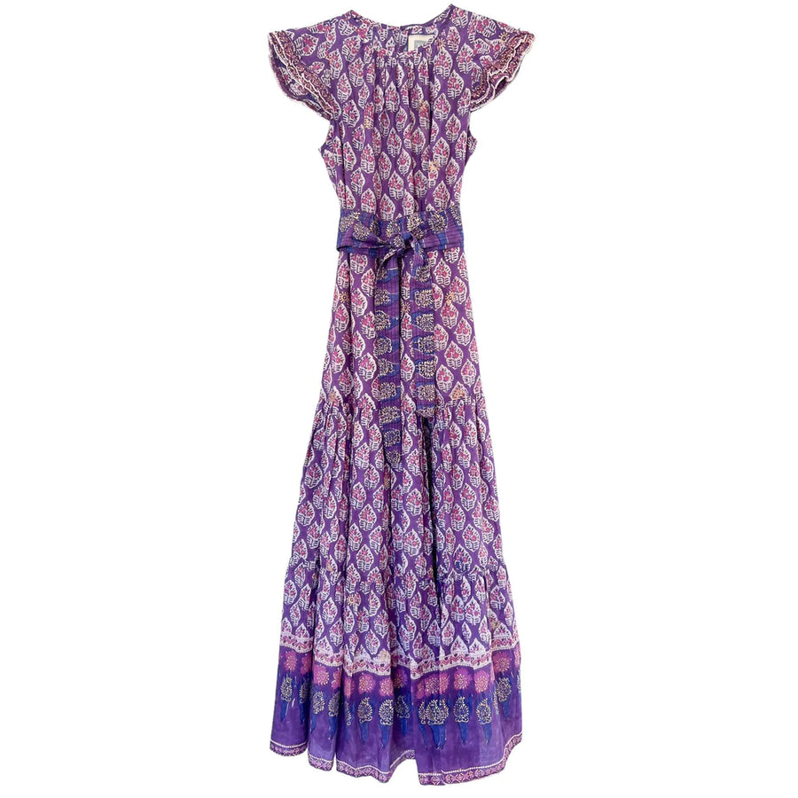 Mia Maxi Dress - Purple Print