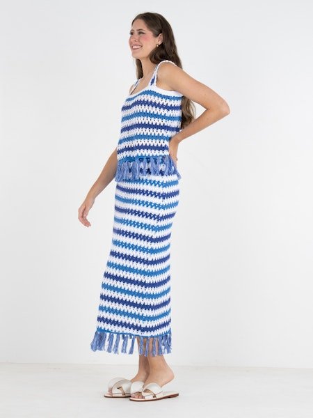 Emily McCarthy Capri Knit Skirt - Capri by Sunset & Co.