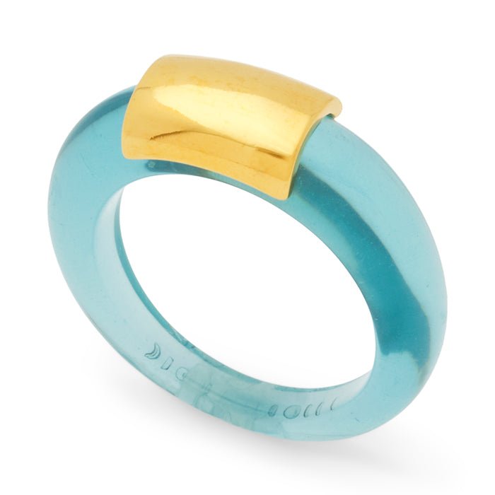 Lucas Jack Resin Signet Ring - Capri by Sunset & Co.