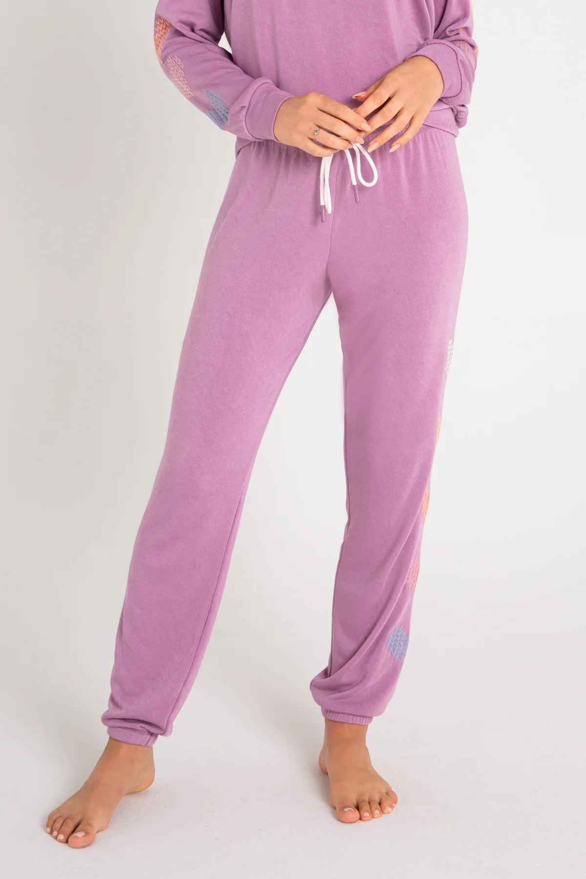 Mountain Love Banded Pant - Mindful Mauve