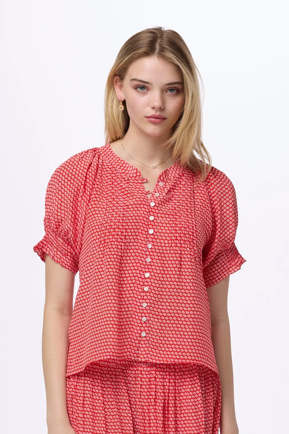 Rungolee Lily Blouse - Capri by Sunset & Co.
