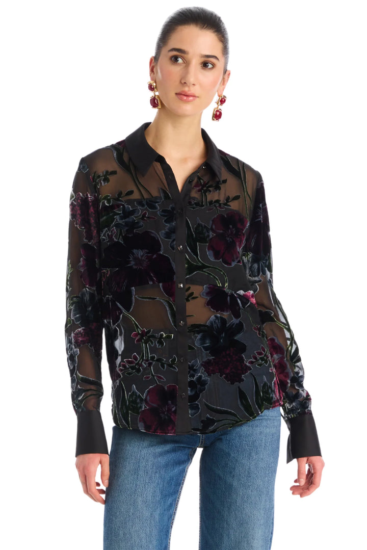 ALLISON New York Sade Button Down - Capri by Sunset & Co.