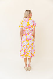 Gwyneth Dress - Pink Lemonade Hydrangea