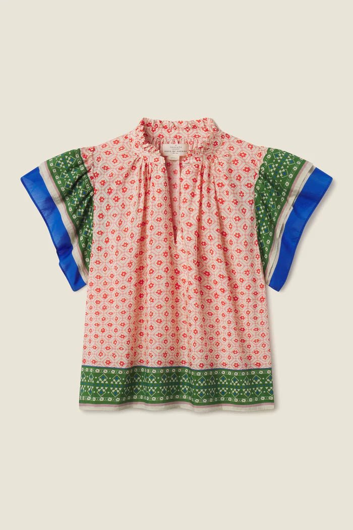 Trovata Clover Blouse - Capri by Sunset & Co.