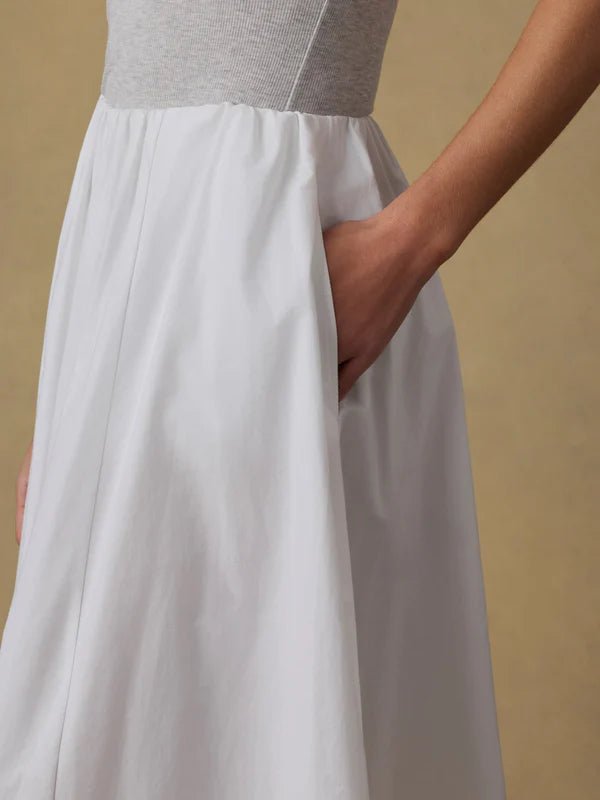 Faherty Coastal Poplin Nera Skirt - Capri by Sunset & Co.