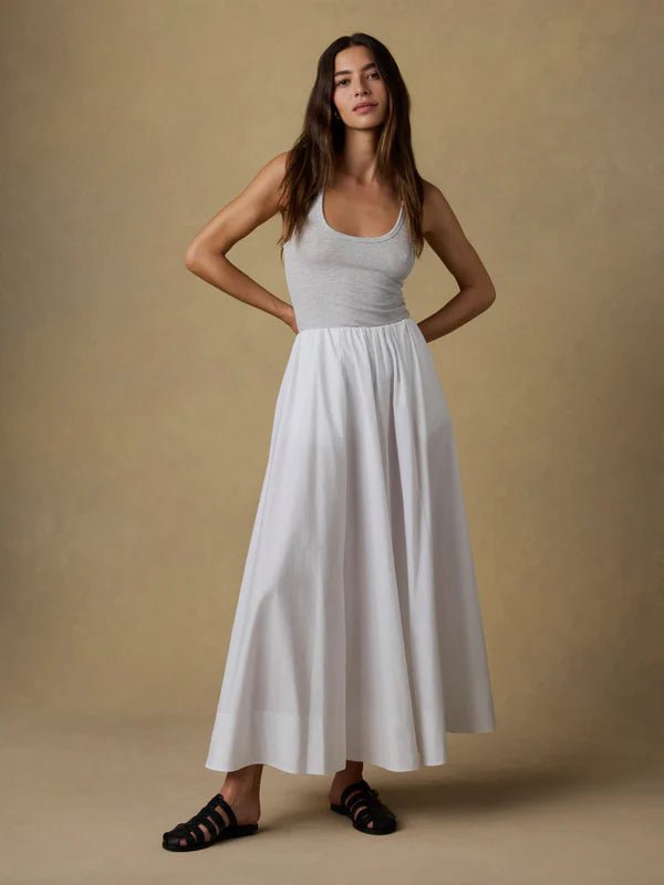 Faherty Coastal Poplin Nera Skirt - Capri by Sunset & Co.