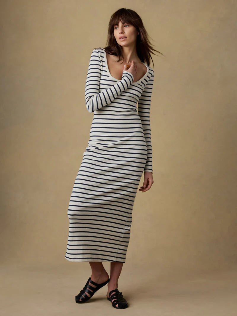 Faherty Surfside Rib Maxi Dress - Capri by Sunset & Co.