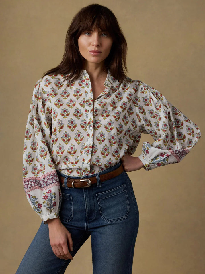 Faherty Suki Blouse - Capri by Sunset & Co.