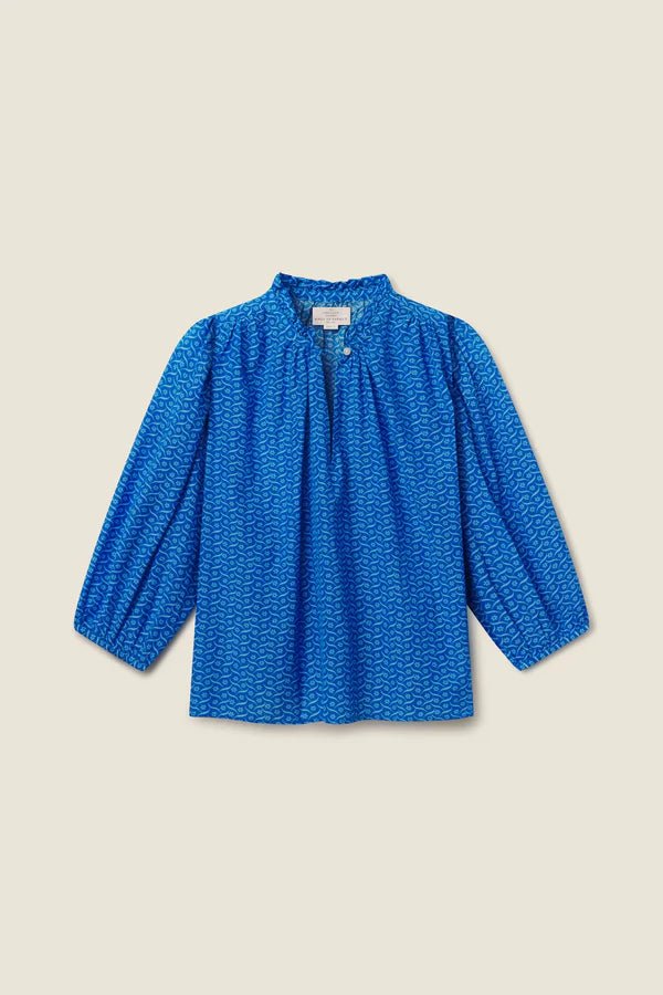 Trovata Orly Blouse - Capri by Sunset & Co.