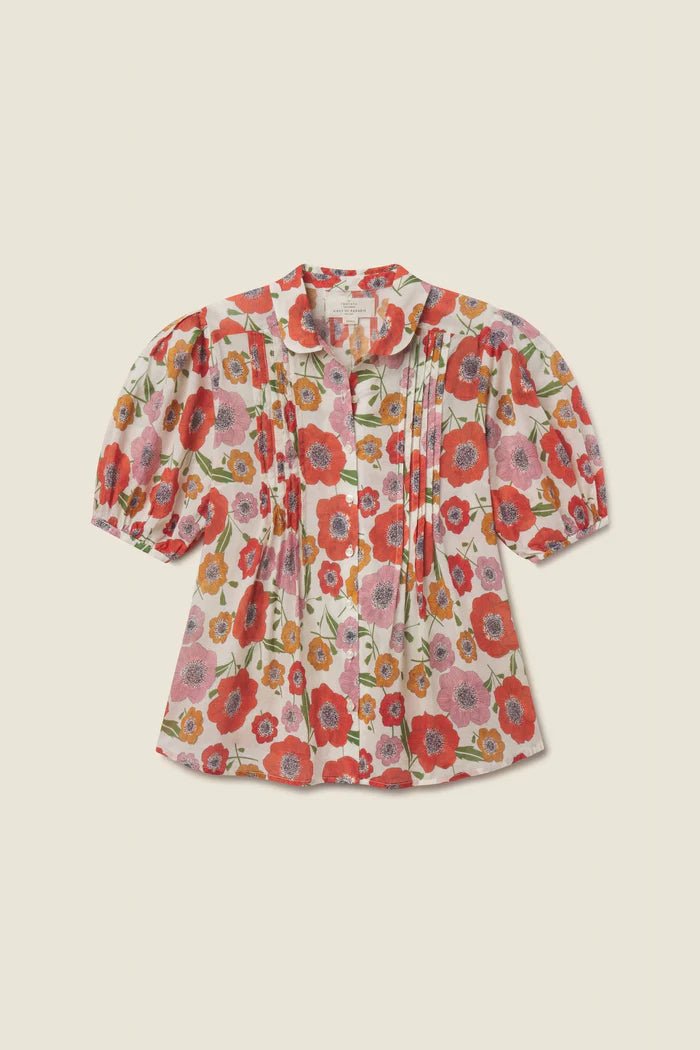 Trovata Nadine Blouse - Capri by Sunset & Co.