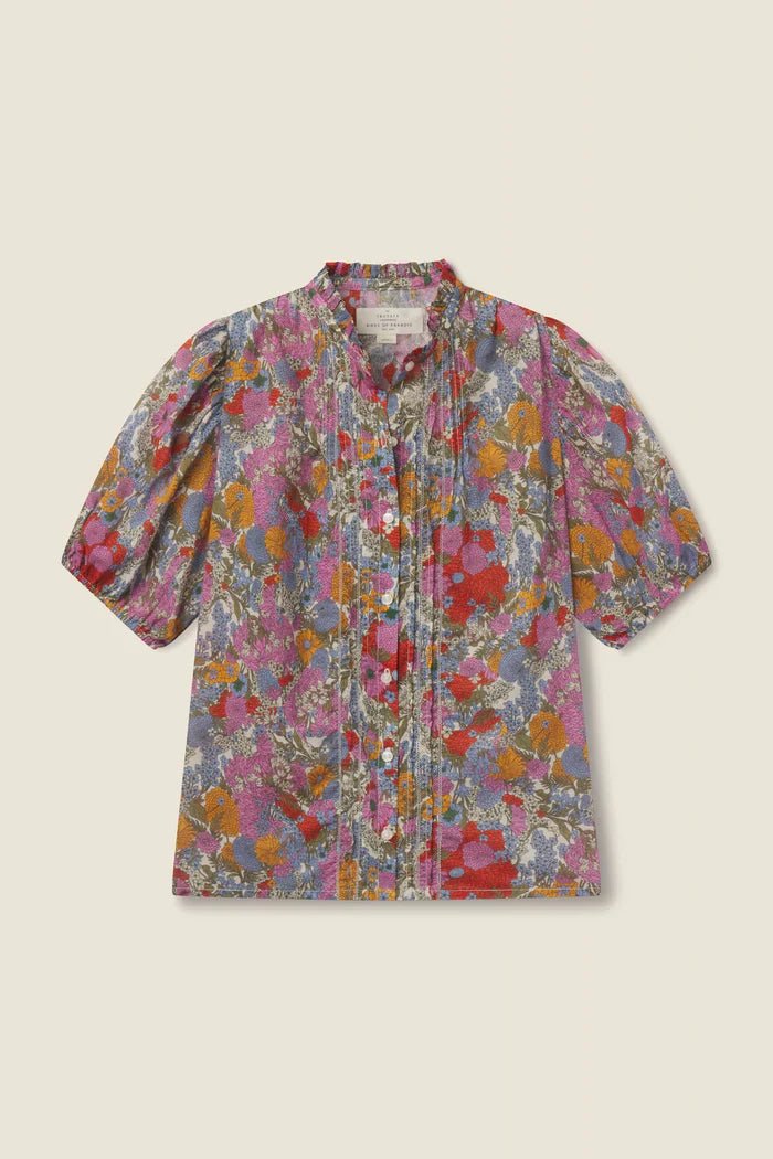 Trovata Mira Blouse - Capri by Sunset & Co.