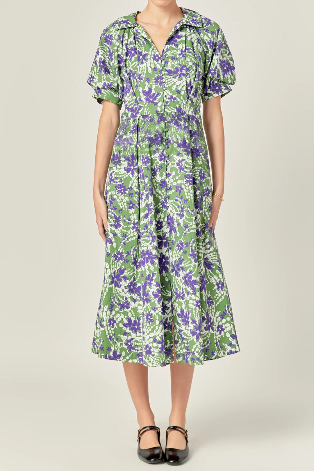 English Factory Floral Printed Midi Dress