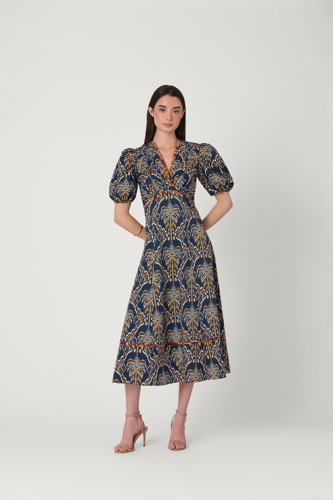 Shoshanna Gemma Dress Blue Multi / 6
