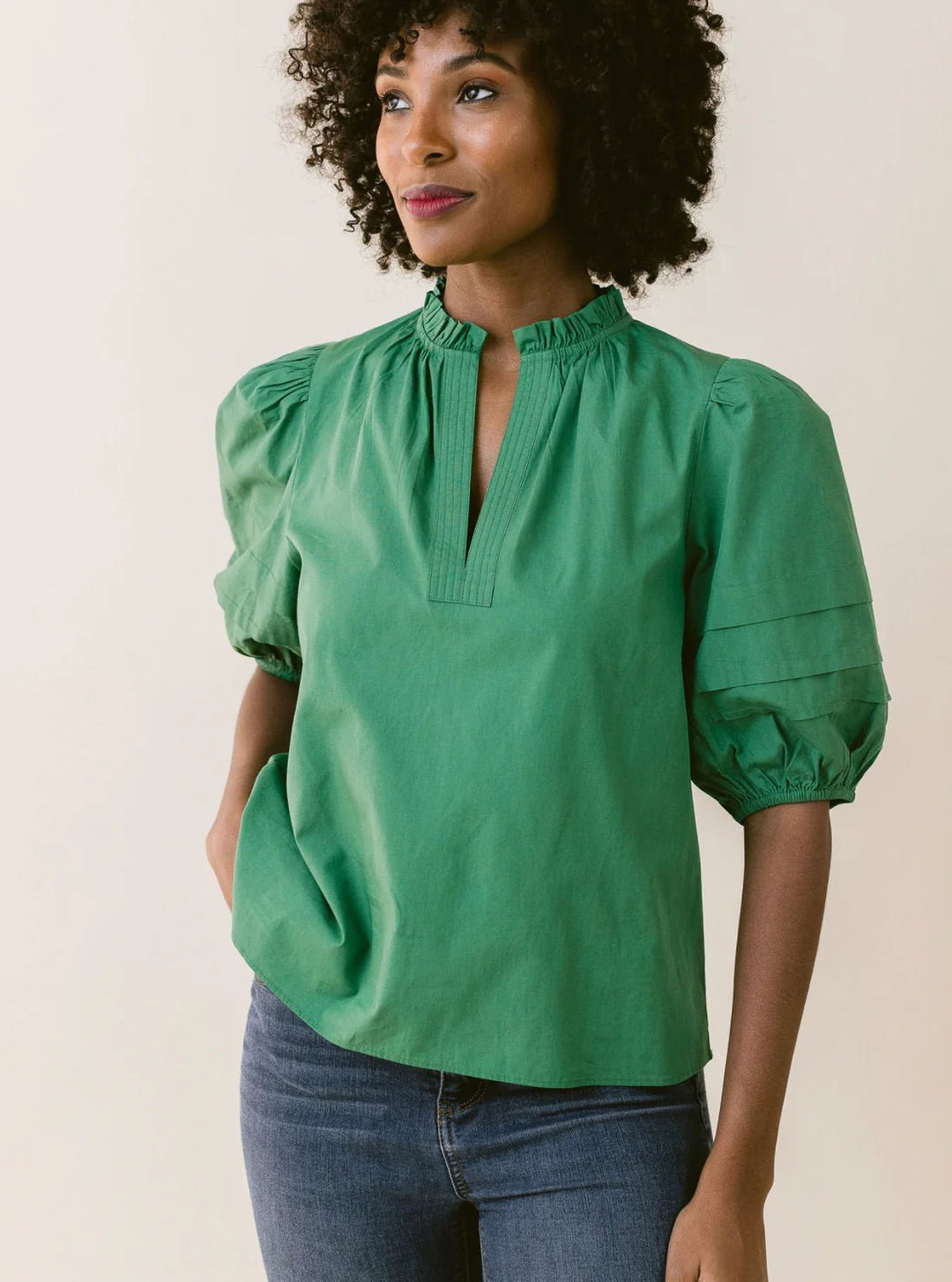 La Roque Alix Blouse - Capri by Sunset & Co.