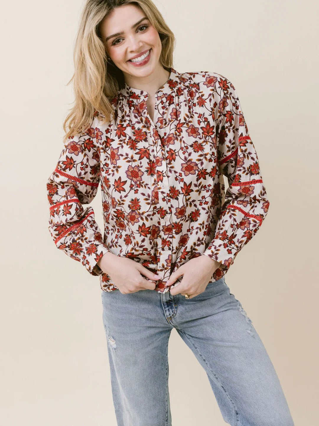 La Roque Carrie Blouse - Capri by Sunset & Co.