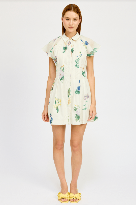 En Saison Ashley Mini Shirt Dress - Capri by Sunset & Co.