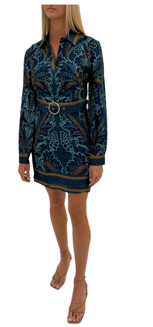 Anna Cate Tally Dress - Capri by Sunset & Co.