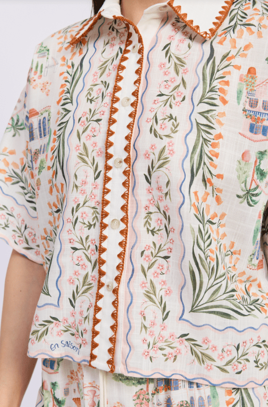 En Saison Alaia Top - Capri by Sunset & Co.