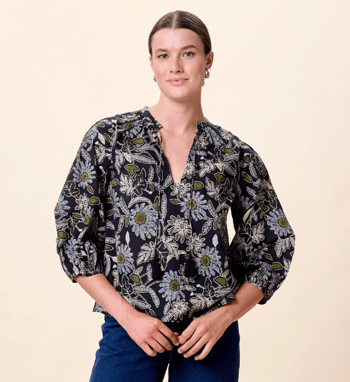 Cleobella Belle Blouse - Capri by Sunset & Co.