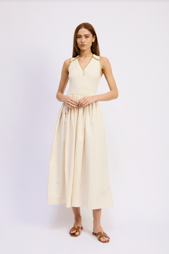 En Saison Rosalie Midi Dress - Capri by Sunset & Co.