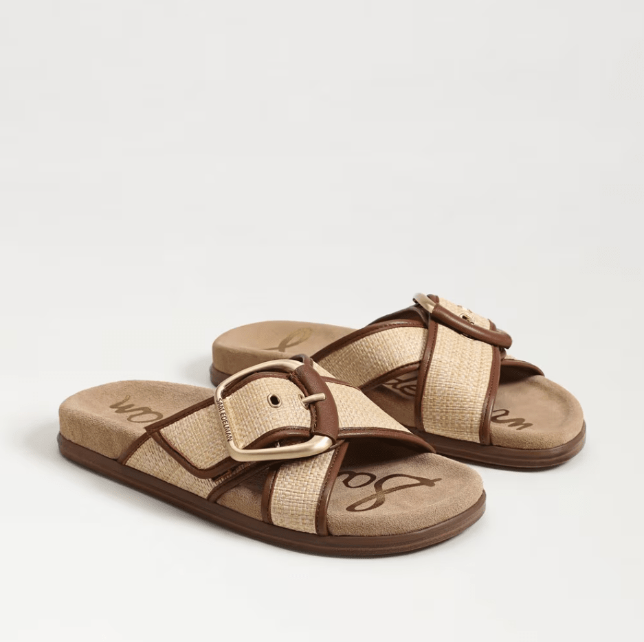 Sam Edelman Darla Multi Buckle Slide Sandal - Capri by Sunset & Co.