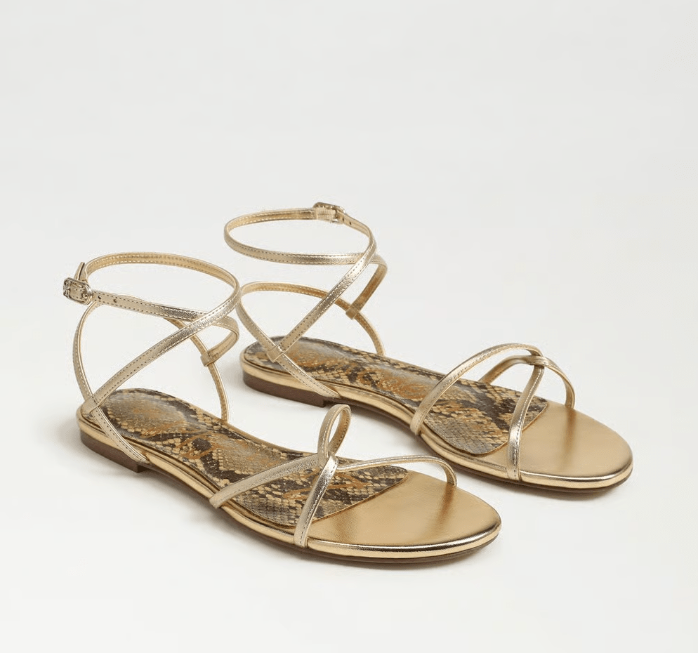 Sam Edelman Ellina Strappy Flat Sandal - Capri by Sunset & Co.