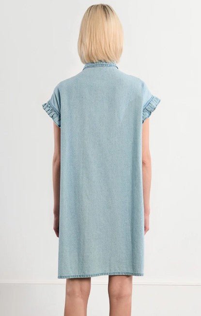 Molly Bracken Collared Denim Dress - Capri by Sunset & Co.