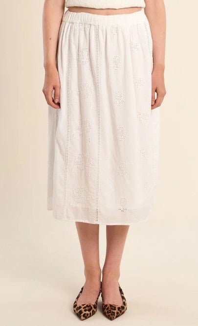 Molly Bracken Woven Midi Skirt - Capri by Sunset & Co.