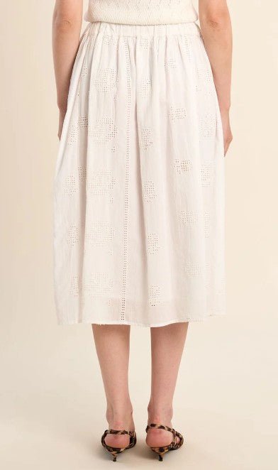 Molly Bracken Woven Midi Skirt - Capri by Sunset & Co.