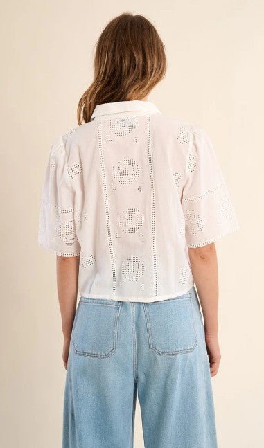 Molly Bracken Woven Shirt - Capri by Sunset & Co.
