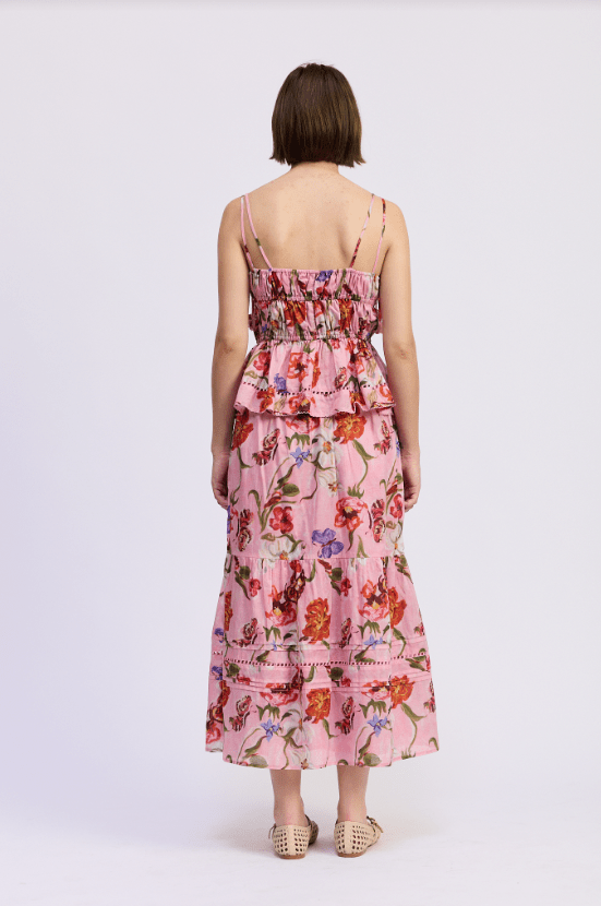 En Saison Celeste Maxi Skirt - Capri by Sunset & Co.