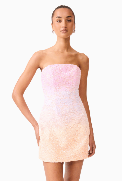 Elliatt Lumira Strapless Mini Dress - Capri by Sunset & Co.