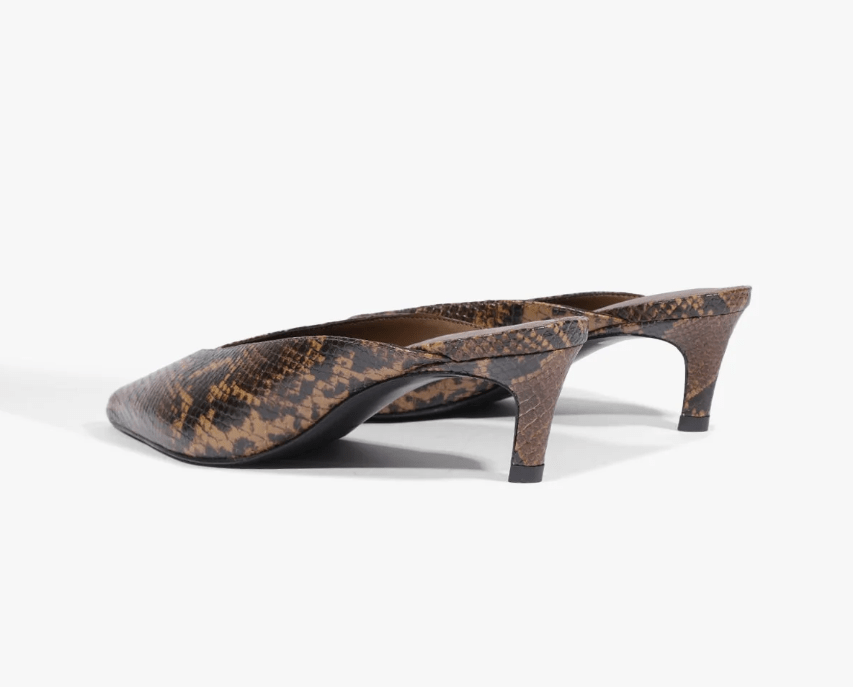 Schutz Loren Mid Leather Pump - Capri by Sunset & Co.