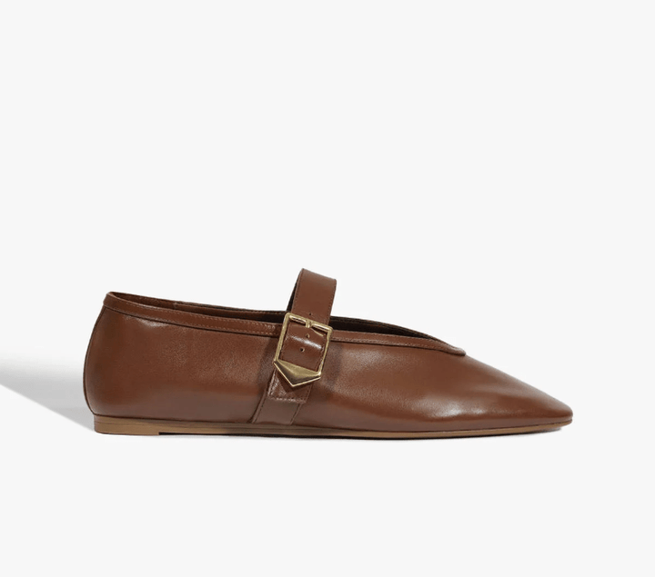 Schutz Vick Buckle Ballet Flat - Capri by Sunset & Co.