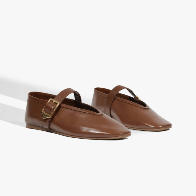 Schutz Vick Buckle Ballet Flat - Capri by Sunset & Co.
