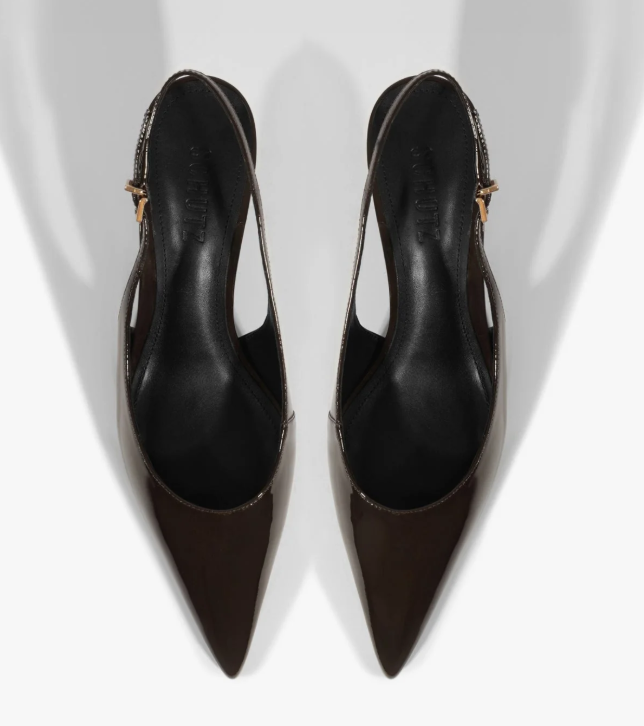 Schutz Paola Mid Leather Pump