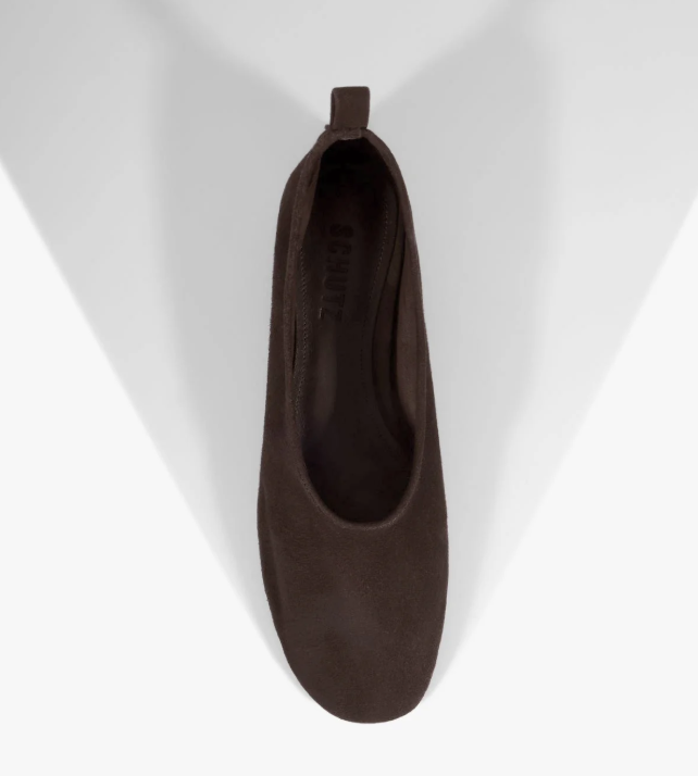 Schutz Hadley Suede Ballet Flat