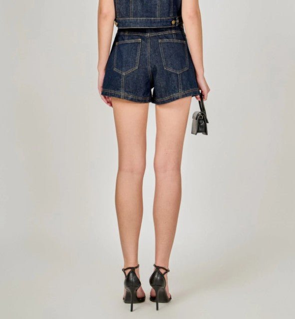 Endless Rose High Waisted Denim Shorts - Capri by Sunset & Co.